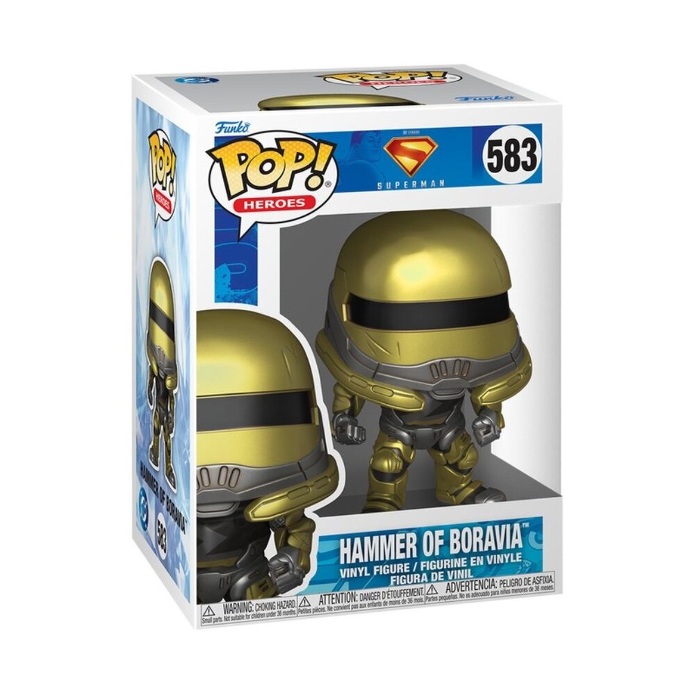 Funko POP! DC Super Heroes Superman Hammer of Boravia Figure #583!